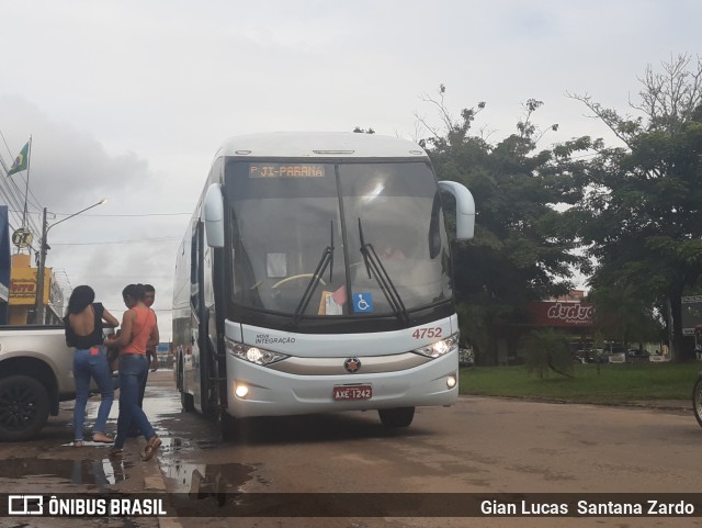 Viação Nova Integração 4752 na cidade de Ji-Paraná, Rondônia, Brasil, por Gian Lucas  Santana Zardo. Número da foto: #9775741.