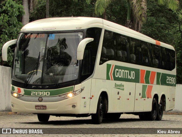 Empresa Gontijo de Transportes 21390 na cidade de Fortaleza, Ceará, Brasil, por Kieu Abreu. ID da foto: 9774751.