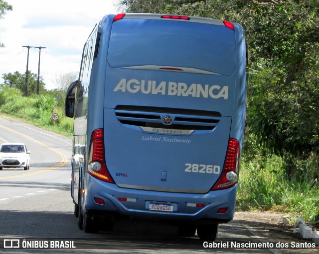 Viação Águia Branca 28260 na cidade de Itajuípe, Bahia, Brasil, por Gabriel Nascimento dos Santos. ID da foto: 9773790.