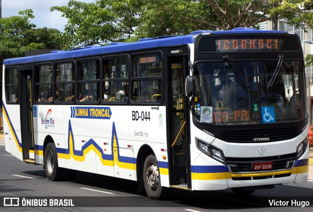 Belém Rio Transportes BD-044 na cidade de Belém, Pará, Brasil, por Victor Hugo. ID da foto: 9775350.