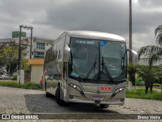 Auto Viação 1001 RJ 108.1237 na cidade de Campos dos Goytacazes, Rio de Janeiro, Brasil, por Breno Vieira. ID da foto: 9777286.