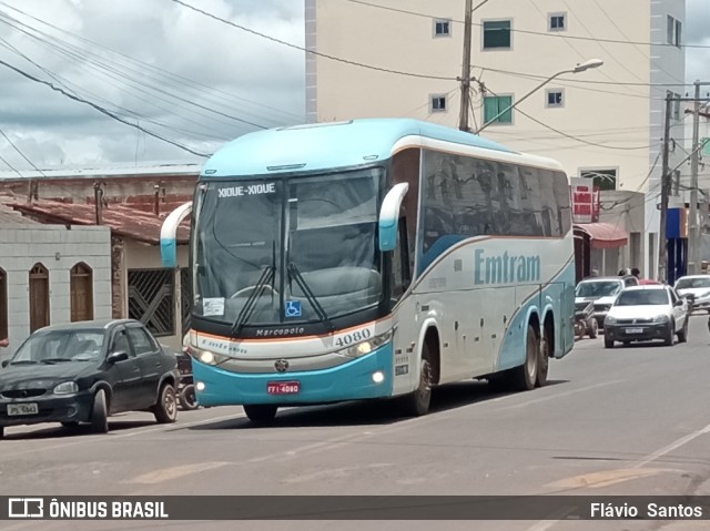 Emtram 4080 na cidade de Barra da Estiva, Bahia, Brasil, por Flávio  Santos. Número da foto: #9776432.