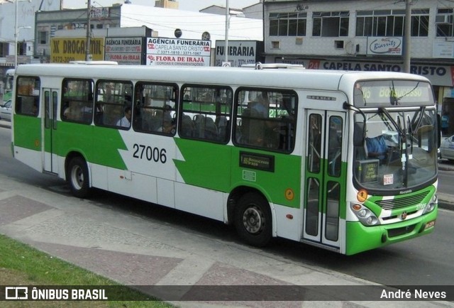 Caprichosa Auto Ônibus 27006 na cidade de Rio de Janeiro, Rio de Janeiro, Brasil, por André Neves . ID da foto: 9778117.