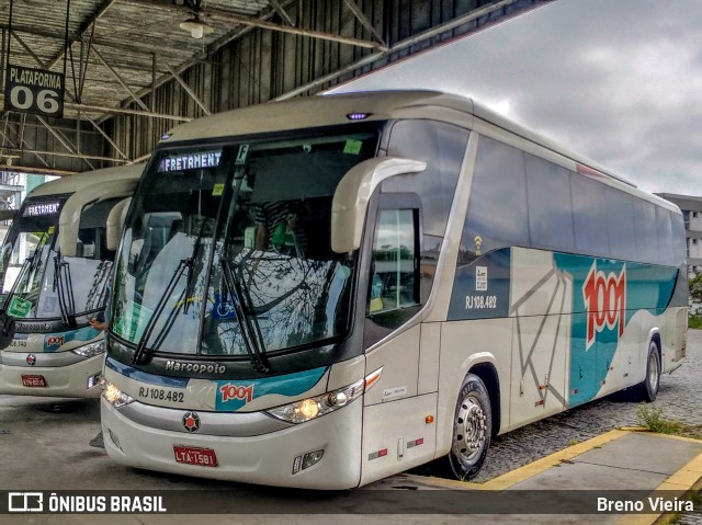 Auto Viação 1001 RJ 108.482 na cidade de Campos dos Goytacazes, Rio de Janeiro, Brasil, por Breno Vieira. ID da foto: 9777534.