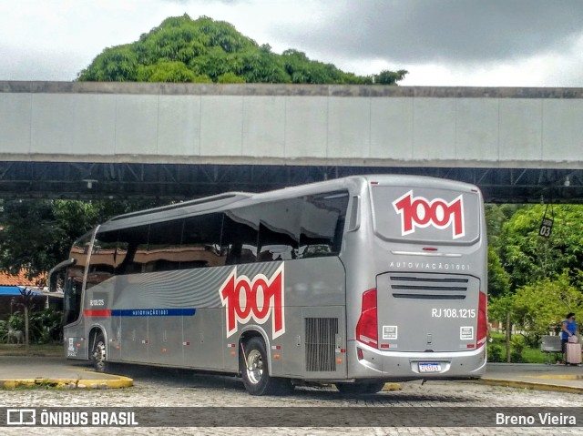 Auto Viação 1001 RJ 108.1215 na cidade de Campos dos Goytacazes, Rio de Janeiro, Brasil, por Breno Vieira. ID da foto: 9777486.