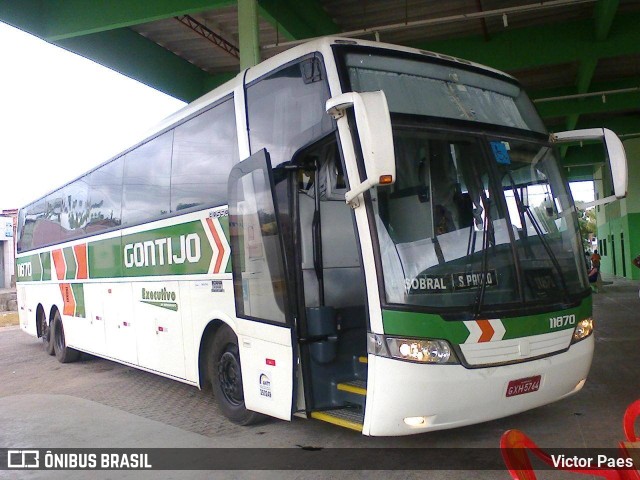 Empresa Gontijo de Transportes 11870 na cidade de Ipueiras, Ceará, Brasil, por Victor Paes. Número da foto: #9778480.