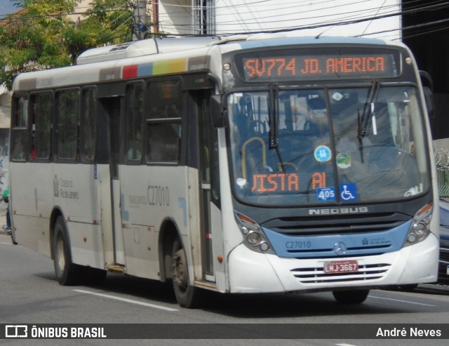 Caprichosa Auto Ônibus C27010 na cidade de Rio de Janeiro, Rio de Janeiro, Brasil, por André Neves . Número da foto: #9778136.