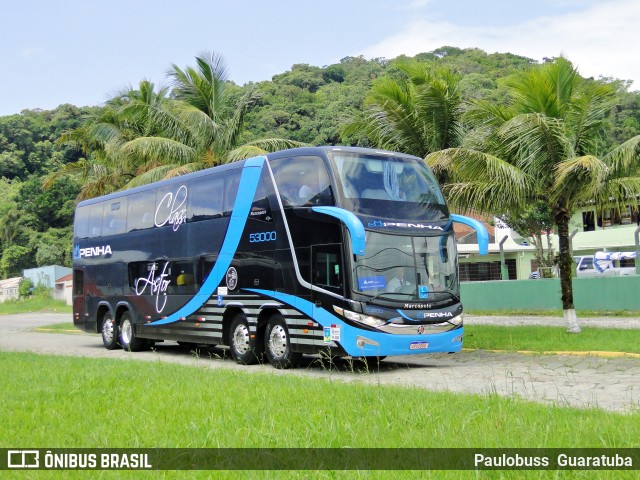 Empresa de Ônibus Nossa Senhora da Penha 53000 na cidade de Guaratuba, Paraná, Brasil, por Paulobuss  Guaratuba. ID da foto: 9776654.