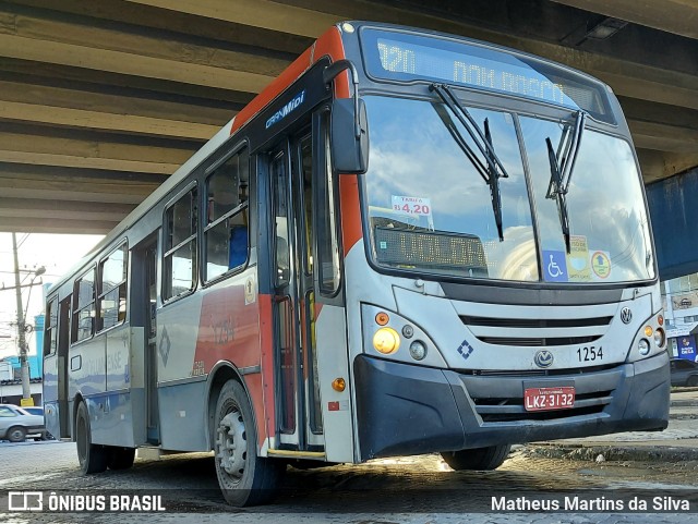 Viação Sul Fluminense 1254 na cidade de Volta Redonda, Rio de Janeiro, Brasil, por Matheus Martins da Silva. ID da foto: 9777083.