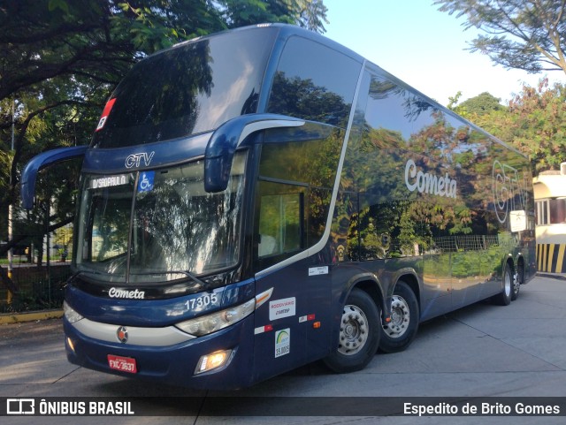 Viação Cometa 17305 na cidade de São Paulo, São Paulo, Brasil, por Espedito de Brito Gomes. Número da foto: #9778591.