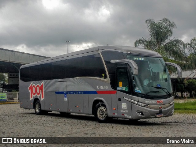 Auto Viação 1001 RJ 108.1107 na cidade de Campos dos Goytacazes, Rio de Janeiro, Brasil, por Breno Vieira. ID da foto: 9777489.