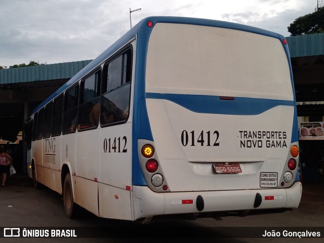 Transportes Novo Gama 014-12 na cidade de Novo Gama, Goiás, Brasil, por João Gonçalves. ID da foto: 9777231.