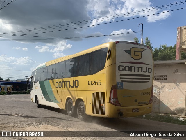 Empresa Gontijo de Transportes 18265 na cidade de Pau dos Ferros, Rio Grande do Norte, Brasil, por Alison Diego Dias da Silva. ID da foto: 9777070.