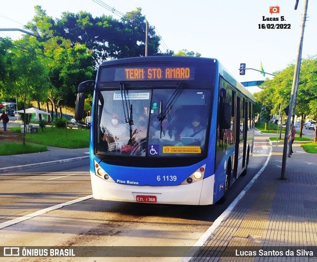 Viação Grajaú S.A. 6 1139 na cidade de São Paulo, São Paulo, Brasil, por Lucas Santos da Silva. Número da foto: #9776272.