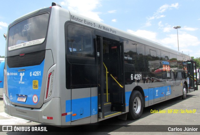 Viação Paratodos > São Jorge > Metropolitana São Paulo > Mobibrasil 6 4261 na cidade de São Paulo, São Paulo, Brasil, por Carlos Júnior. ID da foto: 9778500.