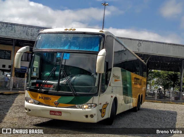 Empresa Gontijo de Transportes 14385 na cidade de Campos dos Goytacazes, Rio de Janeiro, Brasil, por Breno Vieira. Número da foto: #9777564.