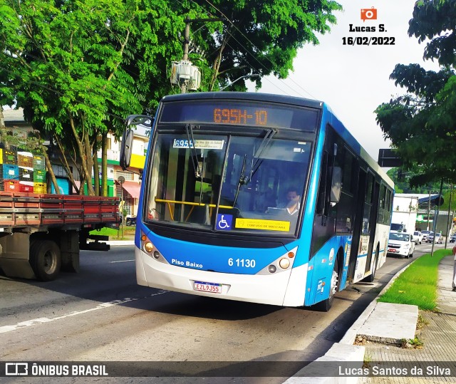 Viação Grajaú S.A. 6 1130 na cidade de São Paulo, São Paulo, Brasil, por Lucas Santos da Silva. Número da foto: #9780045.
