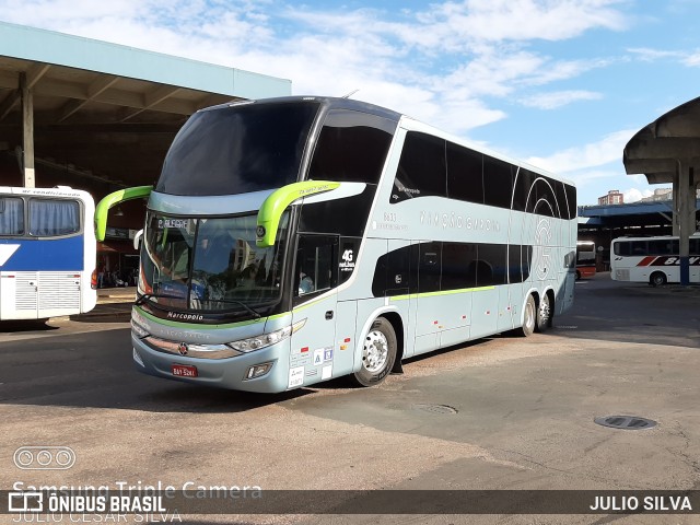 Viação Garcia 8633 na cidade de Porto Alegre, Rio Grande do Sul, Brasil, por JULIO SILVA. ID da foto: 9780980.