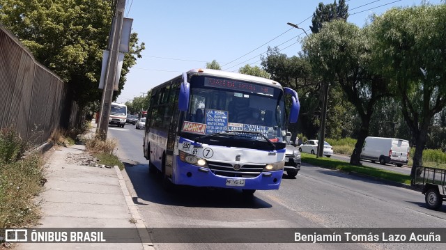 Transportes Líder 7 na cidade de Maipú, Santiago, Metropolitana de Santiago, Chile, por Benjamín Tomás Lazo Acuña. ID da foto: 9780445.