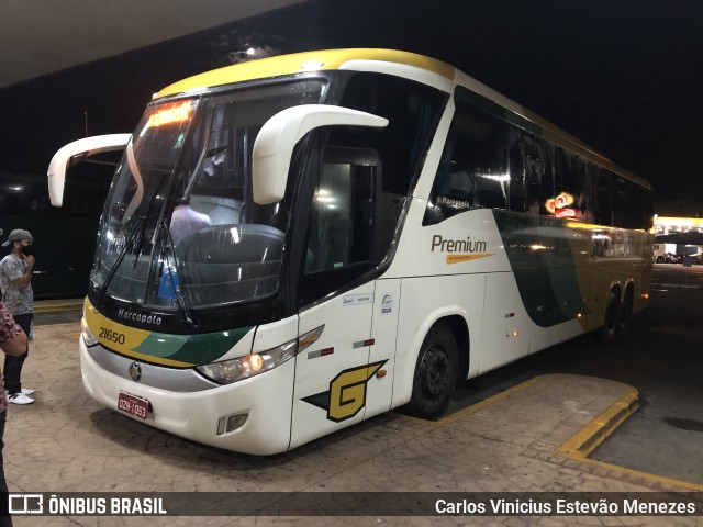 Empresa Gontijo de Transportes 21650 na cidade de Ribeirão Preto, São Paulo, Brasil, por Carlos Vinicius Estevão Menezes. ID da foto: 9779713.