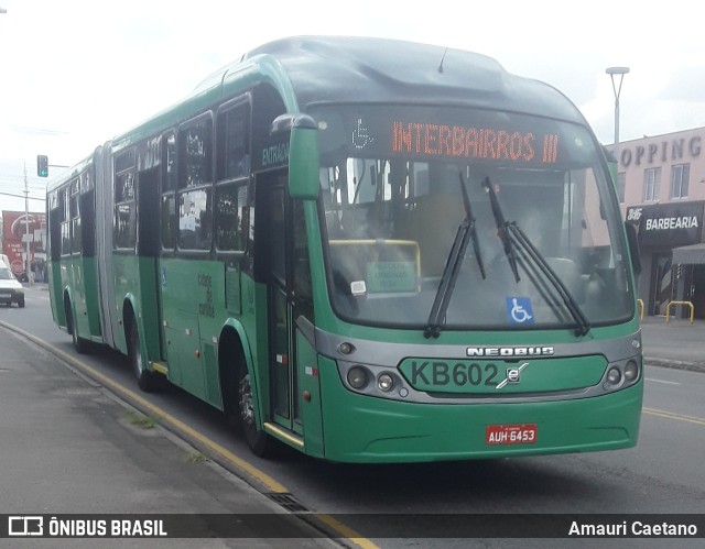 Viação Tamandaré KB602 na cidade de Curitiba, Paraná, Brasil, por Amauri Caetano. ID da foto: 9780335.