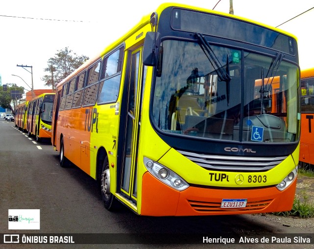 TUPi Transportes Urbanos Piracicaba 8303 na cidade de Piracicaba, São Paulo, Brasil, por Henrique Alves de Paula Silva. Número da foto: #9780054.