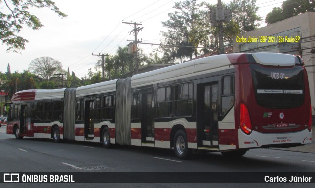 Viação Campo Belo 7 1075 na cidade de São Paulo, São Paulo, Brasil, por Carlos Júnior. ID da foto: 9779560.