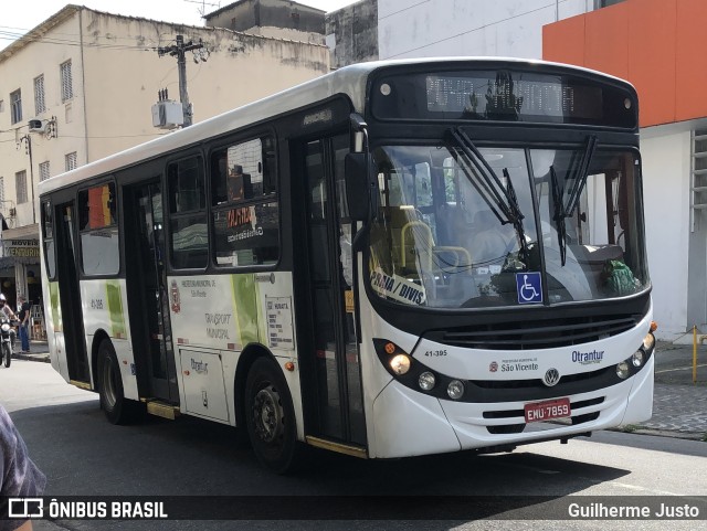 Otrantur Transporte e Turismo 41-395 na cidade de São Vicente, São Paulo, Brasil, por Guilherme Justo. ID da foto: 9779629.