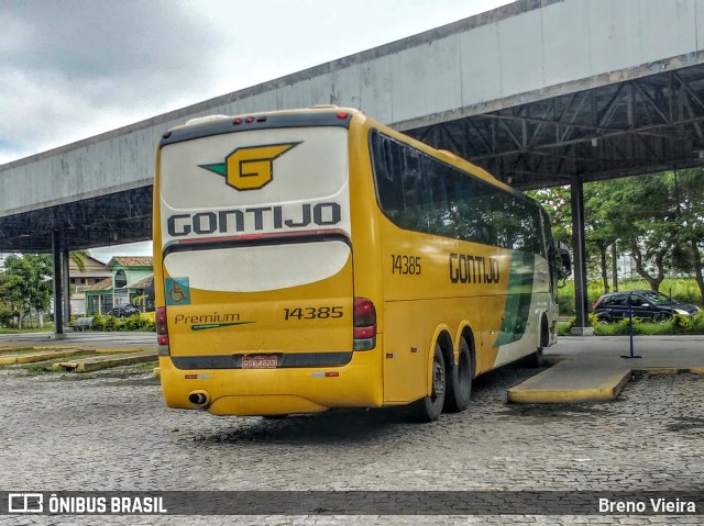 Empresa Gontijo de Transportes 14385 na cidade de Campos dos Goytacazes, Rio de Janeiro, Brasil, por Breno Vieira. ID da foto: 9779848.