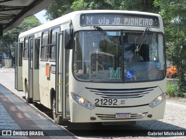 Auto Viação São Braz 21292 na cidade de Curitiba, Paraná, Brasil, por Gabriel Michalski. ID da foto: 9780545.