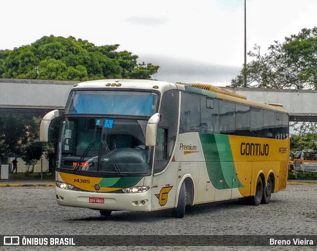 Empresa Gontijo de Transportes 14385 na cidade de Campos dos Goytacazes, Rio de Janeiro, Brasil, por Breno Vieira. ID da foto: 9779866.