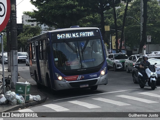 BR Mobilidade Baixada Santista 72140 na cidade de Santos, São Paulo, Brasil, por Guilherme Justo. Número da foto: #9779731.