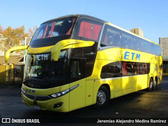 ETM - Empresa de Transporte Maullín  na cidade de Santiago, Santiago, Metropolitana de Santiago, Chile, por Jeremias Alejandro Medina Ramirez. Número da foto: #9779915.