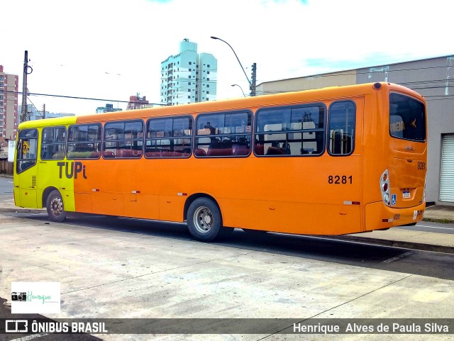TUPi Transportes Urbanos Piracicaba 8281 na cidade de Piracicaba, São Paulo, Brasil, por Henrique Alves de Paula Silva. Número da foto: #9780074.