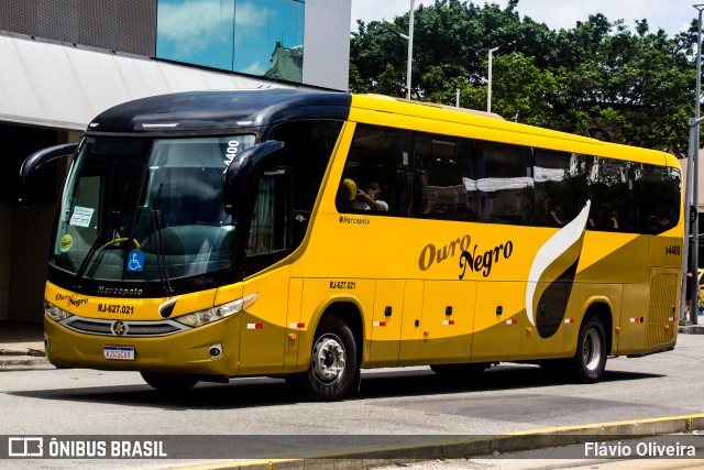 Ouro Negro Transportes e Turismo 4400 na cidade de Rio de Janeiro, Rio de Janeiro, Brasil, por Flávio Oliveira. ID da foto: 9780758.