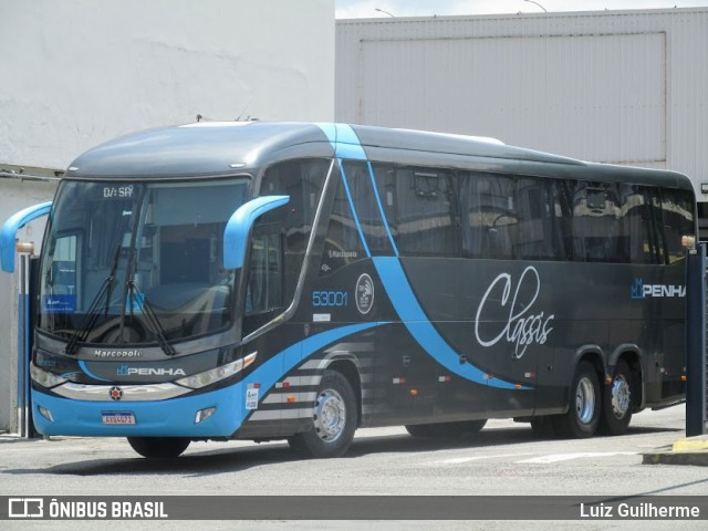 Empresa de Ônibus Nossa Senhora da Penha 53001 na cidade de Rio de Janeiro, Rio de Janeiro, Brasil, por Luiz Guilherme. ID da foto: 9779346.