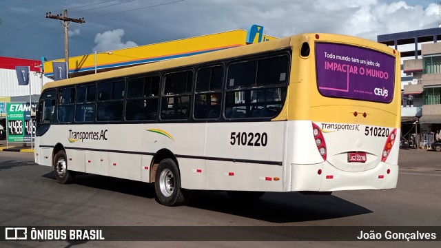 Transportes AC 510220 na cidade de Novo Gama, Goiás, Brasil, por João Gonçalves. ID da foto: 9781744.