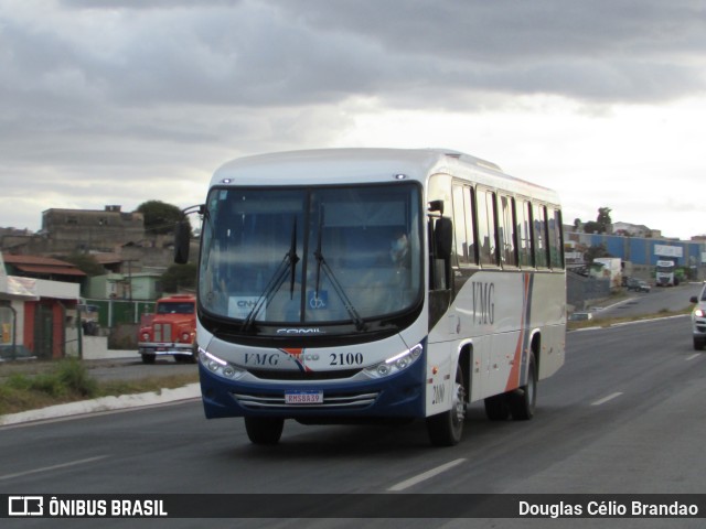 VMG - Viação Minas Gerais 2100 na cidade de Belo Horizonte, Minas Gerais, Brasil, por Douglas Célio Brandao. Número da foto: #9783366.