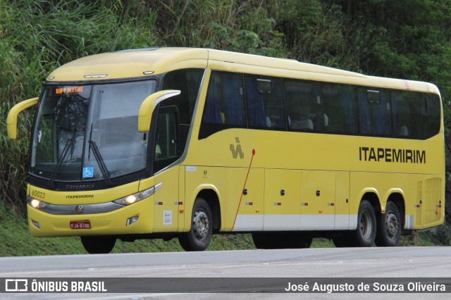 Viação Itapemirim 60023 na cidade de Paracambi, Rio de Janeiro, Brasil, por José Augusto de Souza Oliveira. ID da foto: 9781169.