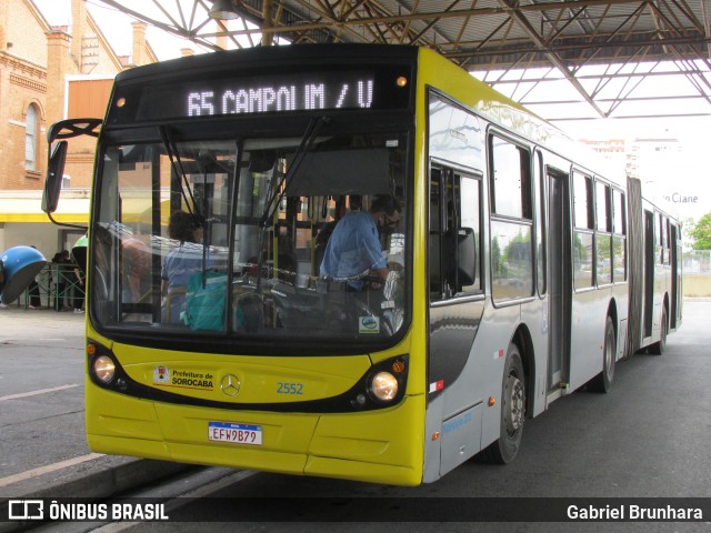 City Transporte Urbano Intermodal Sorocaba 2552 na cidade de Sorocaba, São Paulo, Brasil, por Gabriel Brunhara. Número da foto: #9781856.