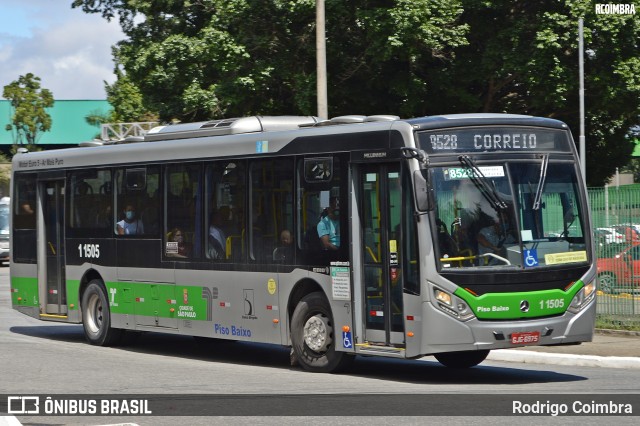 Viação Santa Brígida 1 1505 na cidade de São Paulo, São Paulo, Brasil, por Rodrigo Coimbra. Número da foto: #9781862.