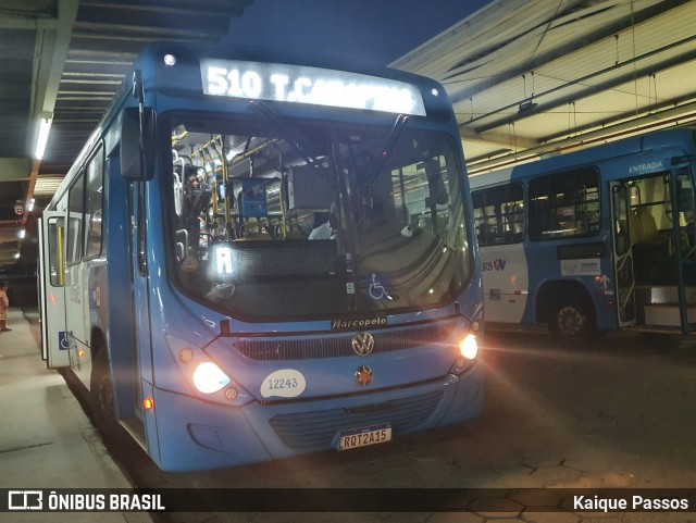 Viação Praia Sol 12243 na cidade de Vila Velha, Espírito Santo, Brasil, por Kaique Passos. ID da foto: 9783146.