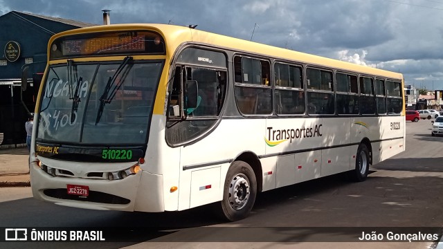 Transportes AC 510220 na cidade de Novo Gama, Goiás, Brasil, por João Gonçalves. ID da foto: 9781741.