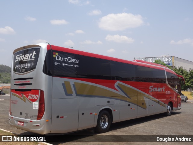 Viação Smart Transporte e Turismo 6000 na cidade de Trindade, Goiás, Brasil, por Douglas Andrez. Número da foto: #9783308.