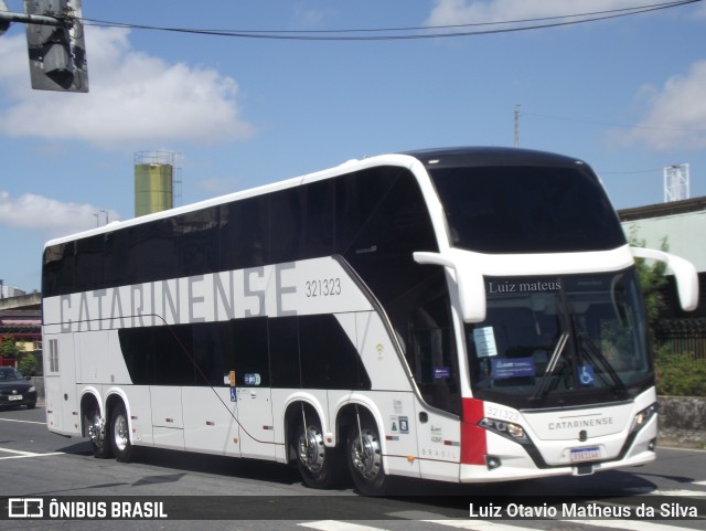 Auto Viação Catarinense 321323 na cidade de Belo Horizonte, Minas Gerais, Brasil, por Luiz Otavio Matheus da Silva. Número da foto: #9783172.