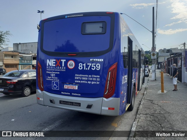 Next Mobilidade - ABC Sistema de Transporte 81.759 na cidade de Diadema, São Paulo, Brasil, por Welton Xavier. Número da foto: #9783464.