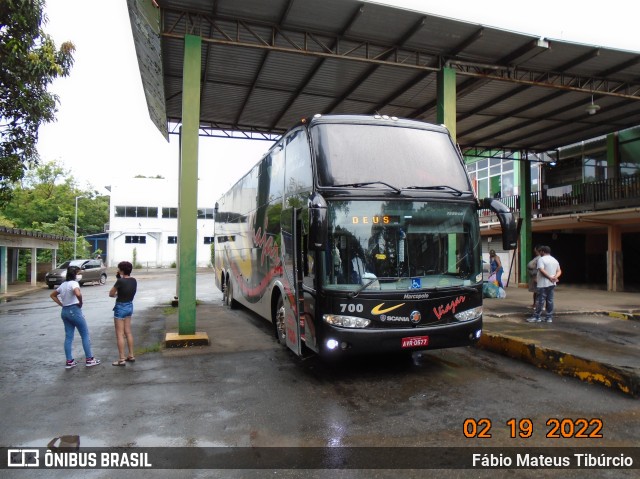 DaVivan Transportes Viajar 700 na cidade de Três Corações, Minas Gerais, Brasil, por Fábio Mateus Tibúrcio. Número da foto: #9784668.