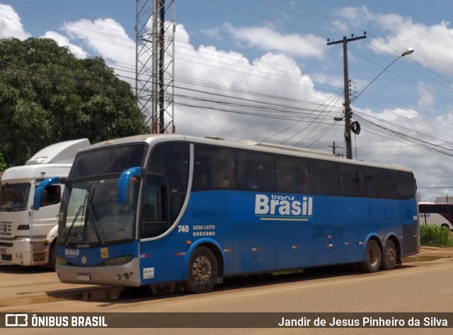 Trans Brasil > TCB - Transporte Coletivo Brasil 740 na cidade de Porto Velho, Rondônia, Brasil, por Jandir de Jesus Pinheiro da Silva. Número da foto: #9784329.