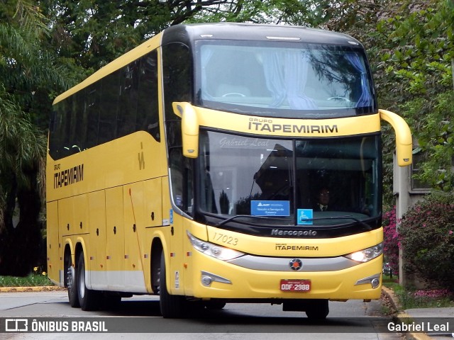 Viação Itapemirim 17023 na cidade de São Paulo, São Paulo, Brasil, por Gabriel Leal. ID da foto: 9784461.