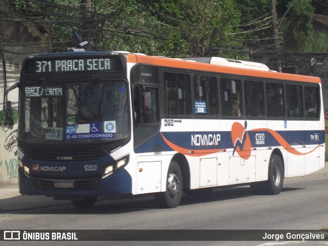 Viação Novacap C51610 na cidade de Rio de Janeiro, Rio de Janeiro, Brasil, por Jorge Gonçalves. ID da foto: 9784504.